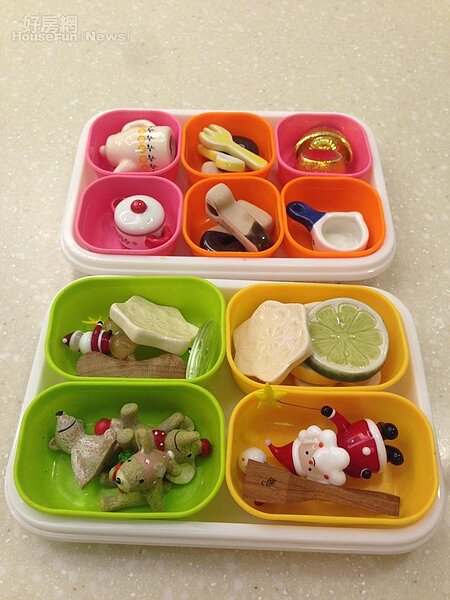 
6.	Olivia的生財器具，扭蛋食玩擺放拍照裝飾性佳。