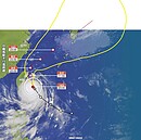 中颱進逼北台灣風大雨    北北基宜花今停班停課