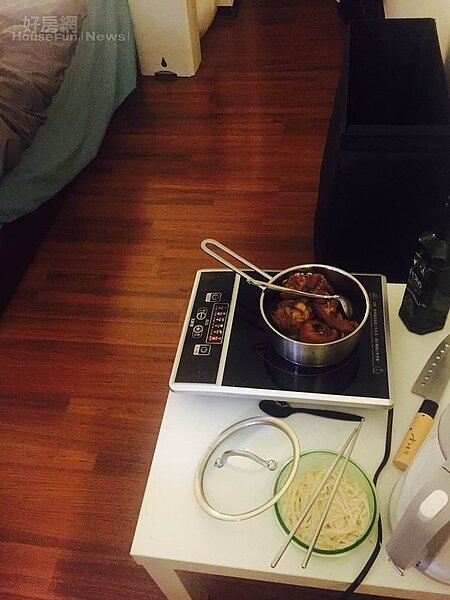 5.曾經喜愛買家具或鍋具打造小窩的蓋彼,建議租屋菜鳥不要買太多,買最用的到的烹飪器材就好!