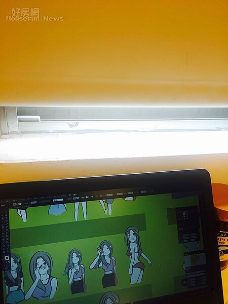 4.蓋彼常在家創作動畫短片,臉書粉絲團擁有超過60萬粉絲。