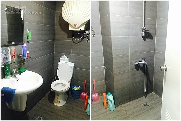 6.蓋彼小窩的廁所裝潢的很有時尚感,乍看像五星級飯店的廁所。