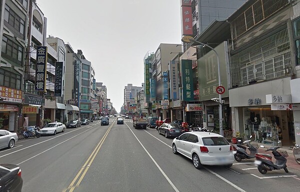 嘉義市民族路。（翻攝自Google Map）