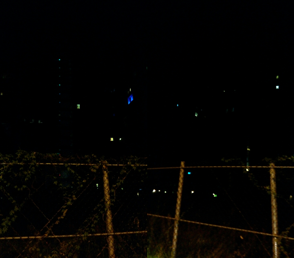 竹北大量餘屋空置，點燈率極低。（翻攝自PTT）