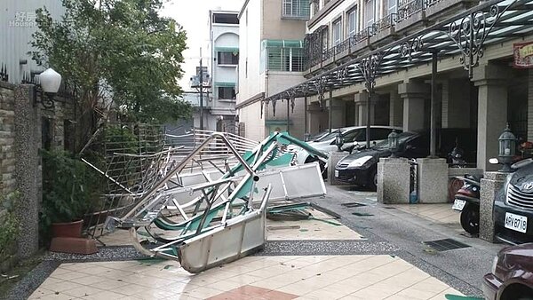 尼莎颱過境造成災損。(好房網資料中心)