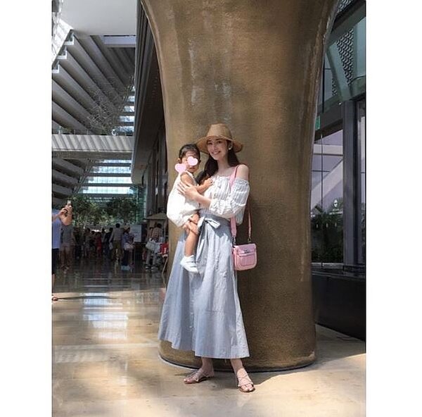 藝人吳佩慈為富商男友生下一子一女。(翻攝自吳佩慈IG)