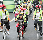 高雄「心騎日」單車環城活動　吸引上萬民眾共騎