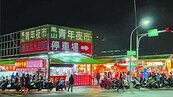 青年夜市一拆為二　外圍百攤受波及