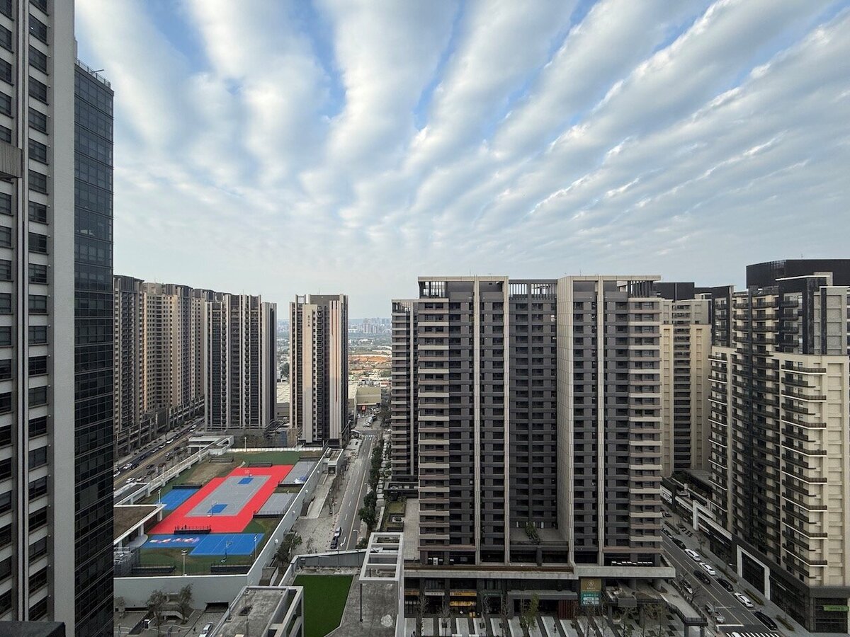 新竹房市鳥瞰。圖/中信房屋提供