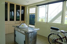 館內的毛小孩醫療室。
