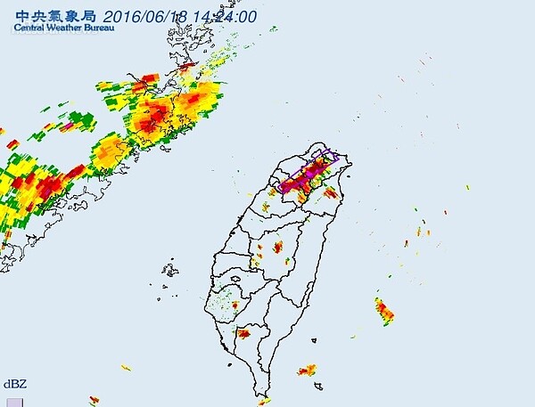 大雷雨即時資訊（氣象局）