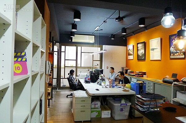 2.黑糖媒體創意公司的內部裝潢走工業風。
