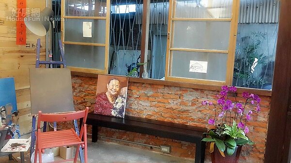 5.保留老房子斑駁的紅磚牆。