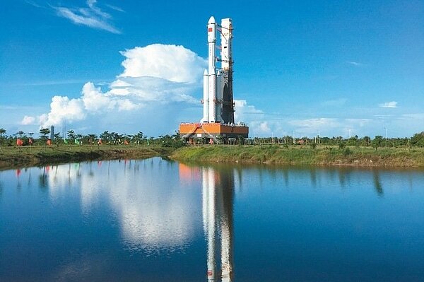 中共即將在風光明媚的海南文昌首度發射長征七號運載火箭。 中新社