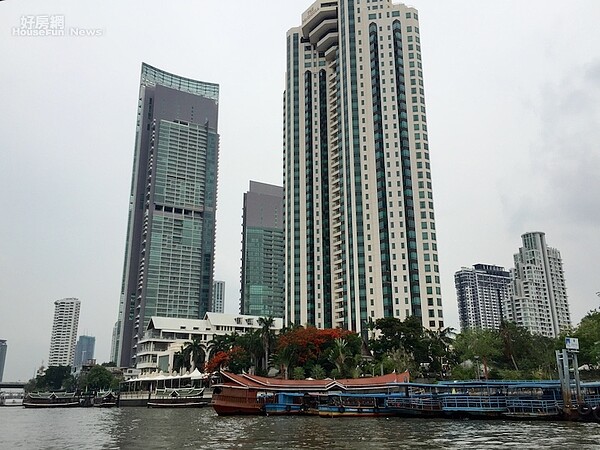 曼谷湄公河畔豪華酒店。(好房網News記者蔡佩蓉攝影)