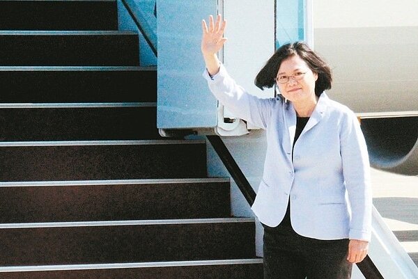 蔡英文總統出訪中南美巴拿馬、巴拉圭等邦交國。 本報資料照片