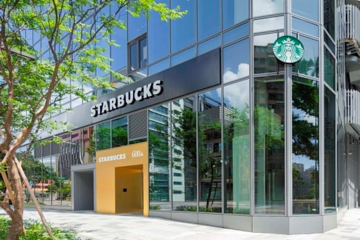 星巴克「愿秀門市」位於台北市南港,為該連鎖品牌的台灣第600店。圖/統一集團提供