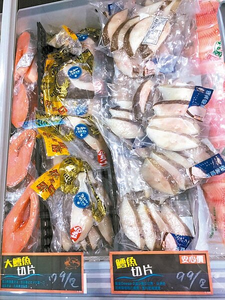 市售鱈魚即日起須標明清楚,沒有鱈魚成分,就不得有「鱈」字,若違規將可開罰。 記者陳雨鑫/攝影