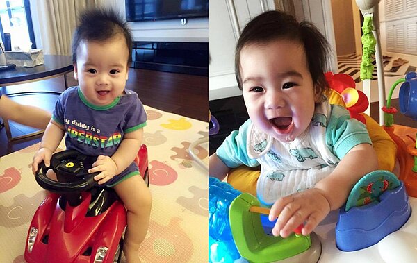 林志穎常分享兩個萌寶的生活照。(翻攝自林志穎Jimmy Lin臉書)