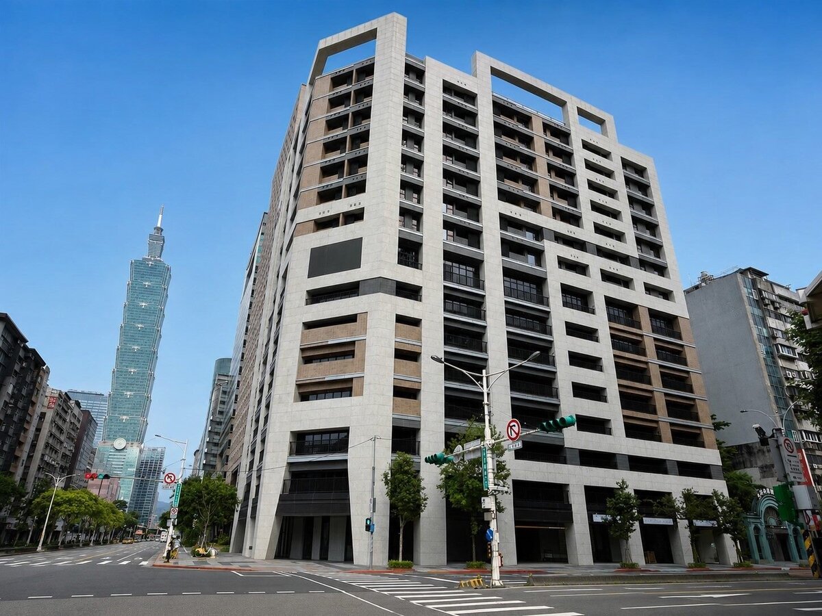 「全坤 X 101」社區1樓店鋪及2至8樓計19戶商辦招租中。圖/台北市都更處提供