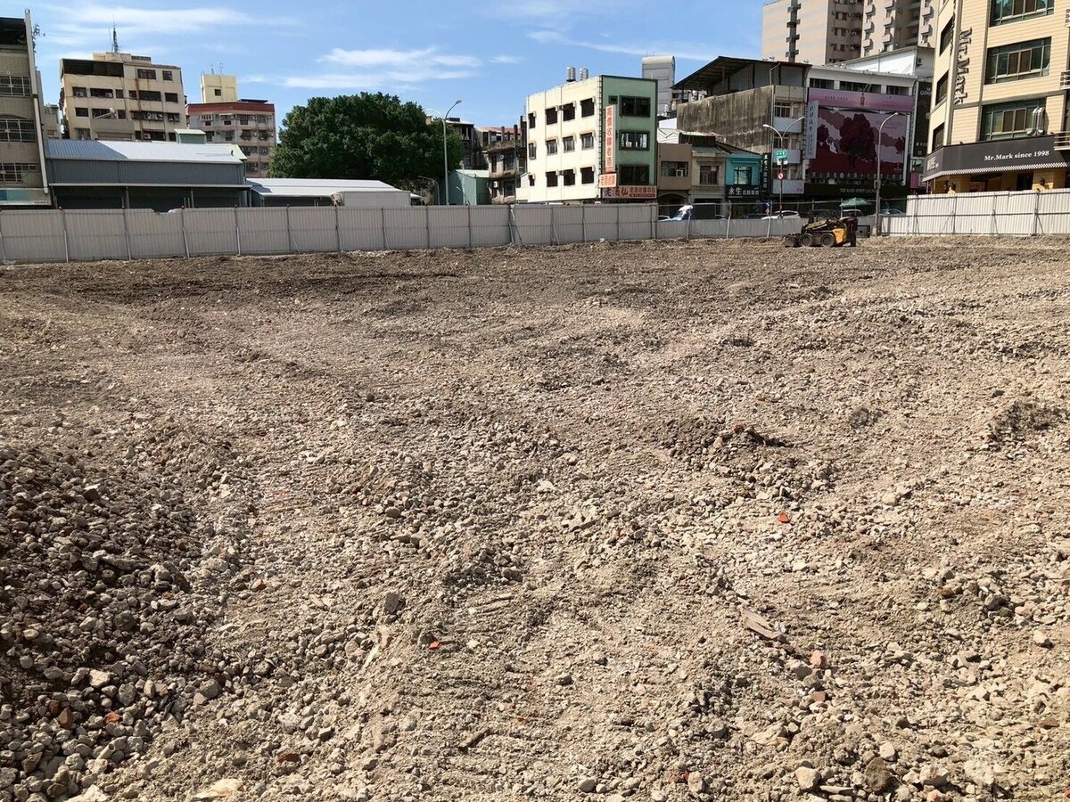 中央市場拆除工程完成98%。圖／台中市政府經濟發展局提供