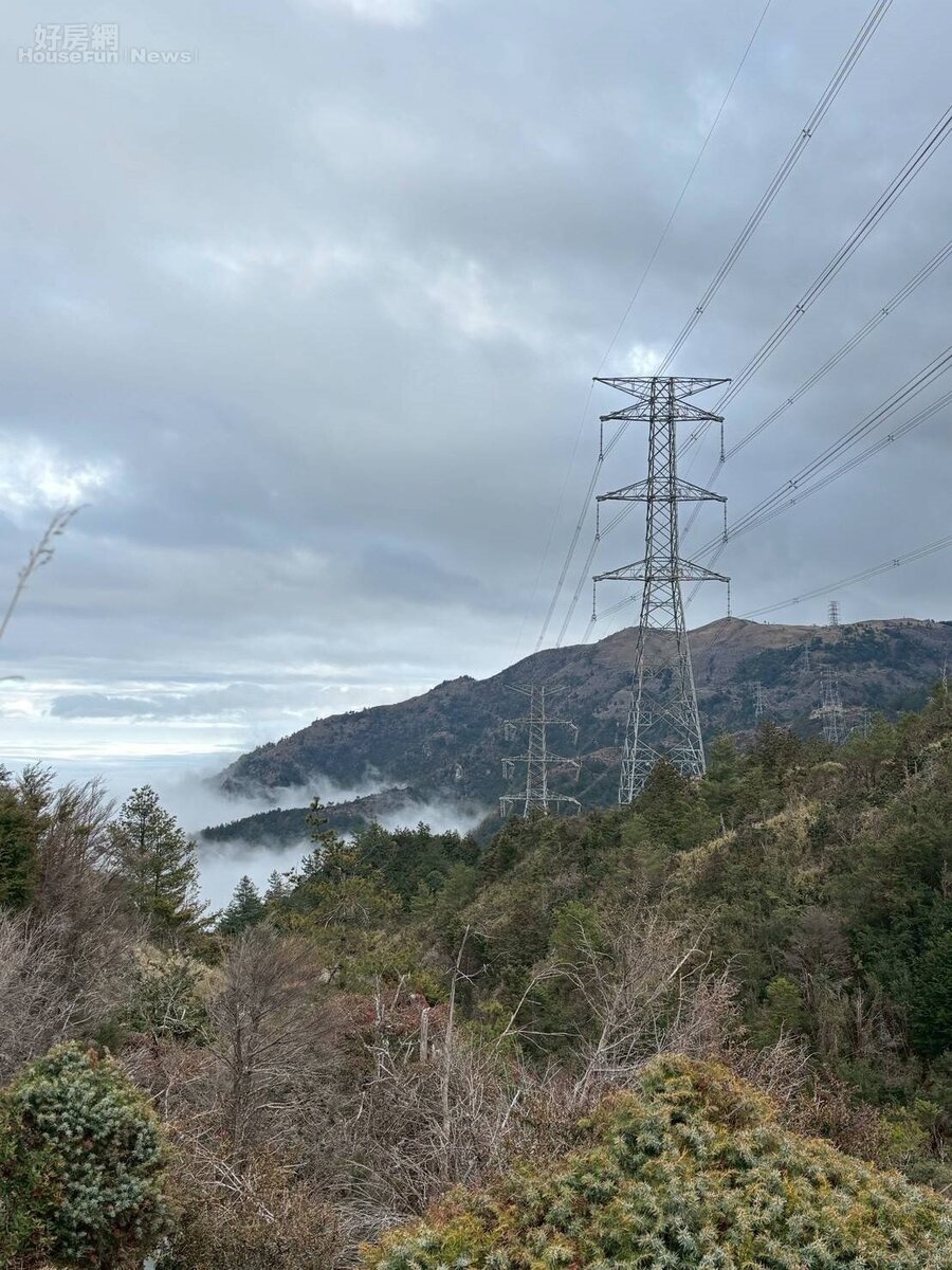 台電高壓輸電線路。圖/台灣電力公司