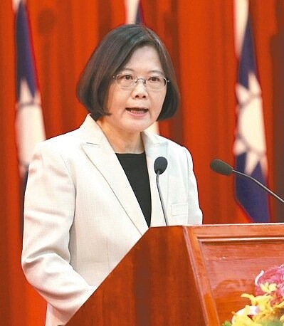 蔡英文總統今天將登上迪化艦,對即將前往南海巡弋的艦上官兵發表談話。 本報資料照片