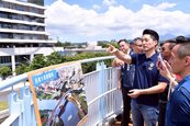 松山內湖新亮點！民權大橋「天際之眼」啟用　蔣萬安：看飛機、夜景絕佳去處