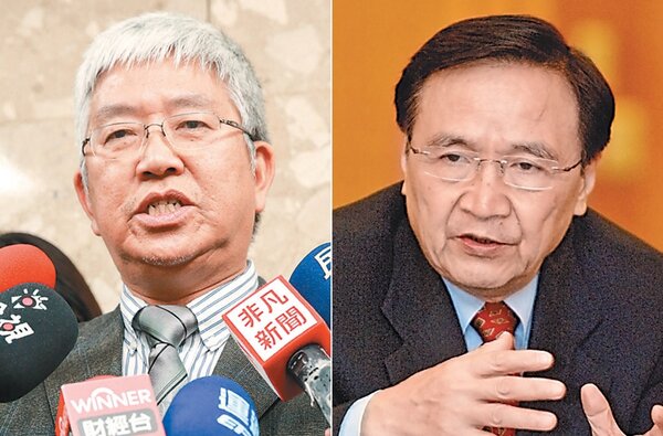 台北市前副市長張金鶚（左）、政大金融系教授殷乃平（右）。 圖／報系資料照片