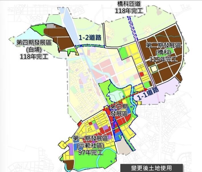 橋頭新市鎮第三期都市計畫審議通過。圖／高雄市政府都市發展局提供