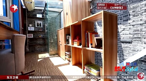 設計師巧妙設計出電梯及收納空間,讓一家人終於可以好好生活。(翻攝自youtube)