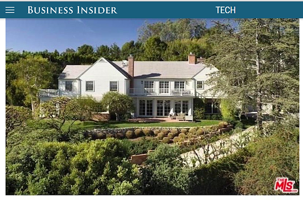 米蘭達可兒夫婦豪宅全景。（圖／擷取自Business Insider）