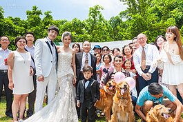 幸福嗎？
很美滿！