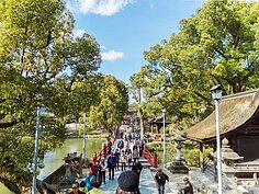 太宰府天滿宮一景。