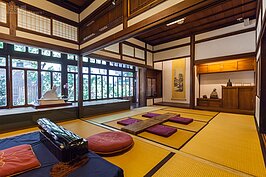 台北琴道館日式宿舍內部一景。