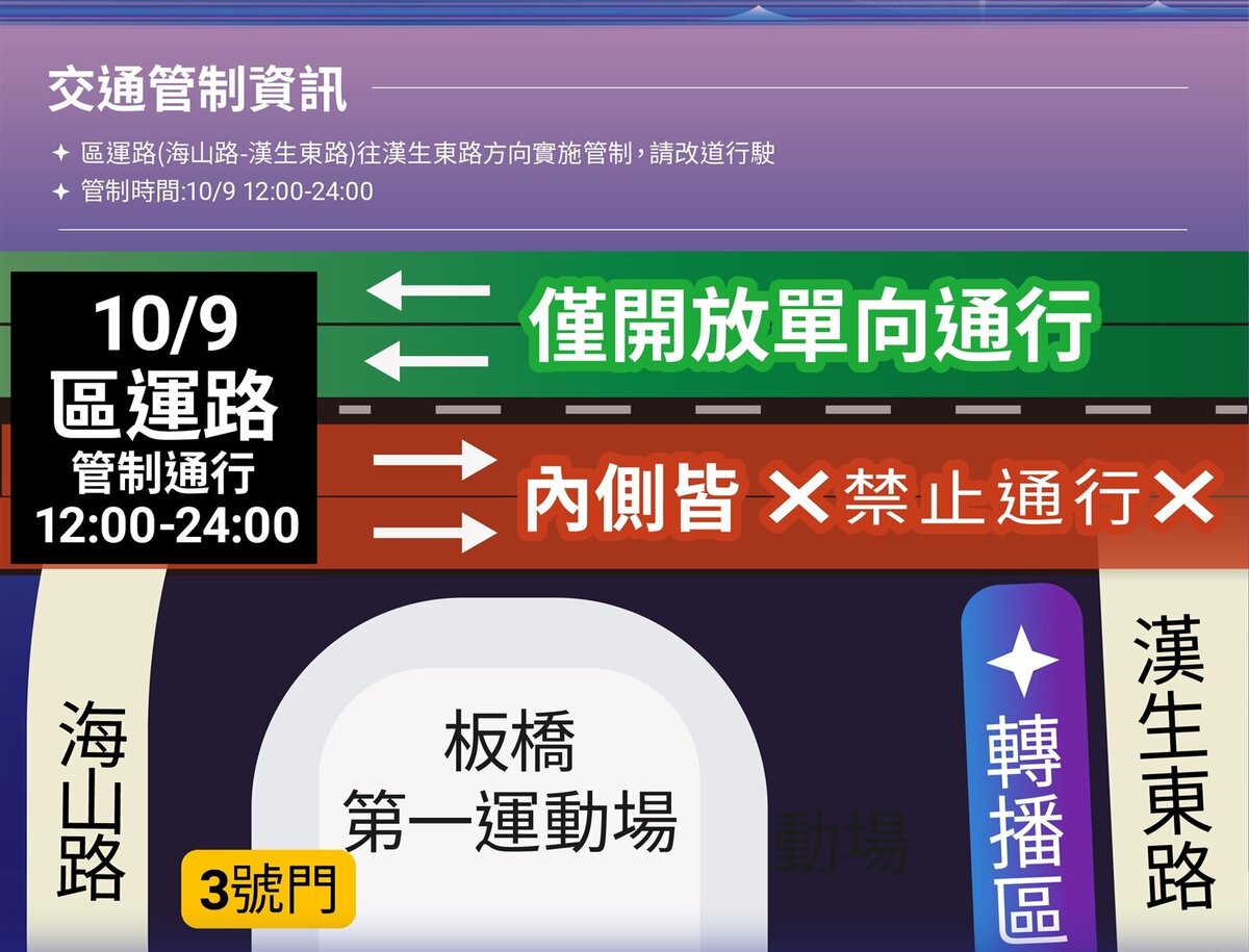 115年國慶晚會管制措施。圖/新北市政府提供