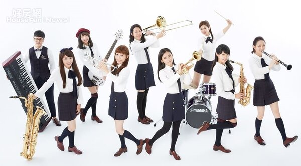 2.Girls Nine樂團主打自信活潑、盡情演奏的演出風格，也掀起一波爵士樂與管樂學習風潮。
