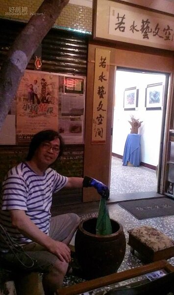 3. 宜蘭羅東設立的「若水藝文空間」,是一棟三層樓的工作室。