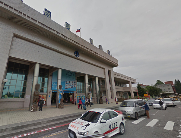 台東火車站。台東春節返鄉專車本周六開賣。(翻攝自Google Map)