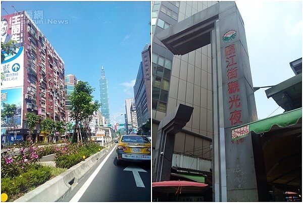 5.從信義路4段便能遠望高聳的「台北101」大樓。
6.臨江街觀光夜市人潮多,進而活絡周邊房市。