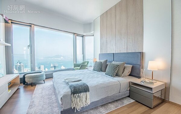 6.從豪宅室內就可欣賞維多利亞港美景。(翻攝AREZZO瀚然官網)