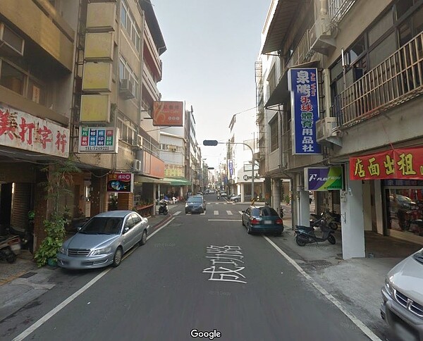 彰化市成功路示意圖。（翻攝自google map）