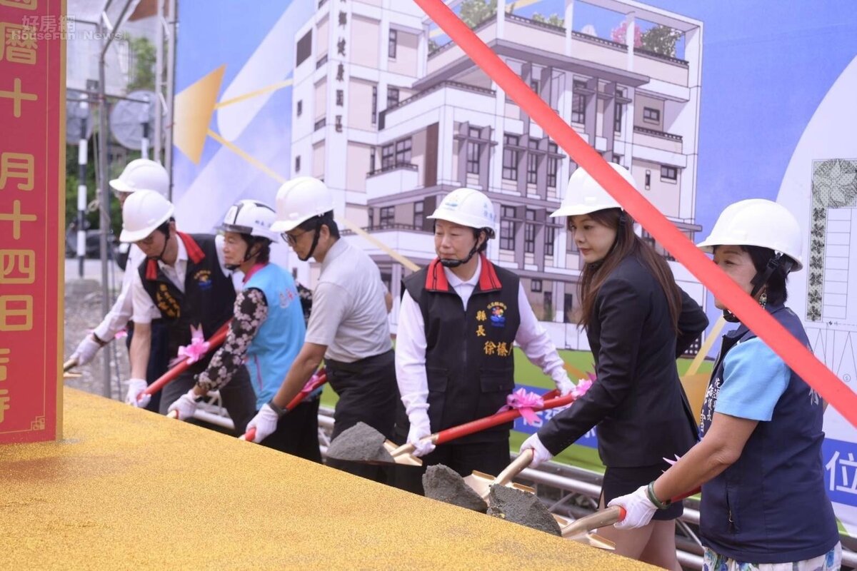吉安鄉健康園區工程動土。圖/花蓮縣政府