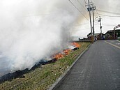 稻作收割燃燒稻桿　南彰化空氣品質糟