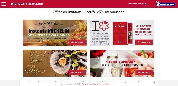 米其林指南法國網站（圖／翻攝自官網Le Guide Michelin）