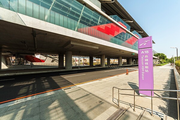 機場捷運高鐵桃園站(好房網News記者張聖奕/攝影)