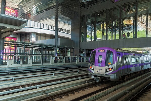 機場捷運A9林口站(好房網News記者張聖奕/攝)