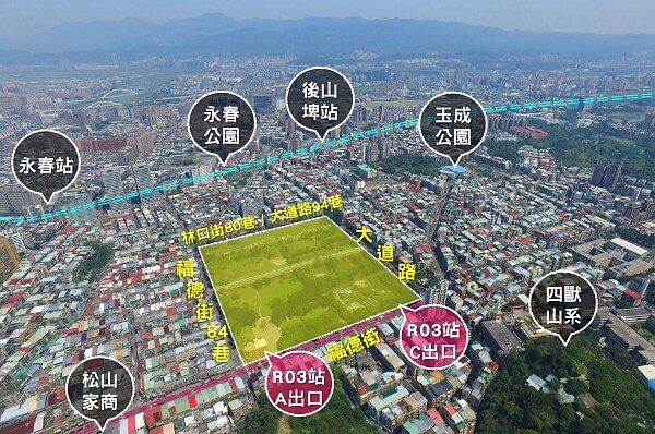 廣慈博愛院園區開發案(圖/翻攝自台北市政府都發局)