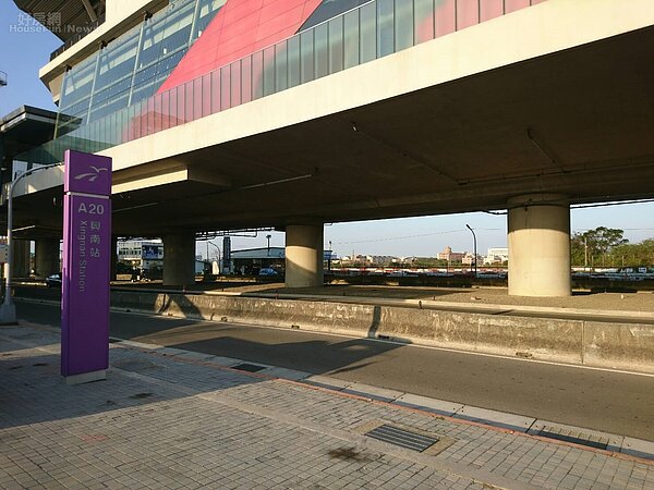 機場捷運A20興南站(好房網News記者 黃彥翔/攝影)