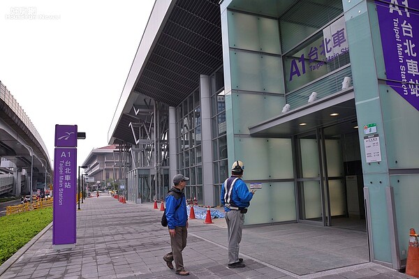 A1機場捷運站。（好房網News記者 陳韋帆／攝影）