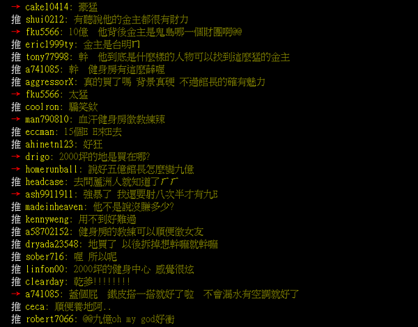 館長砸重金買地,引起網友熱烈討論。(翻攝自PTT)